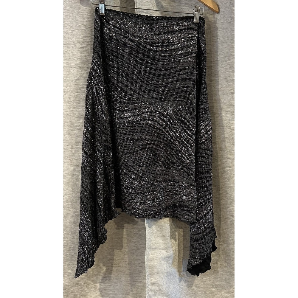 Vintage Lennox Paris Sequin Glitter Asymmetrical Skirt